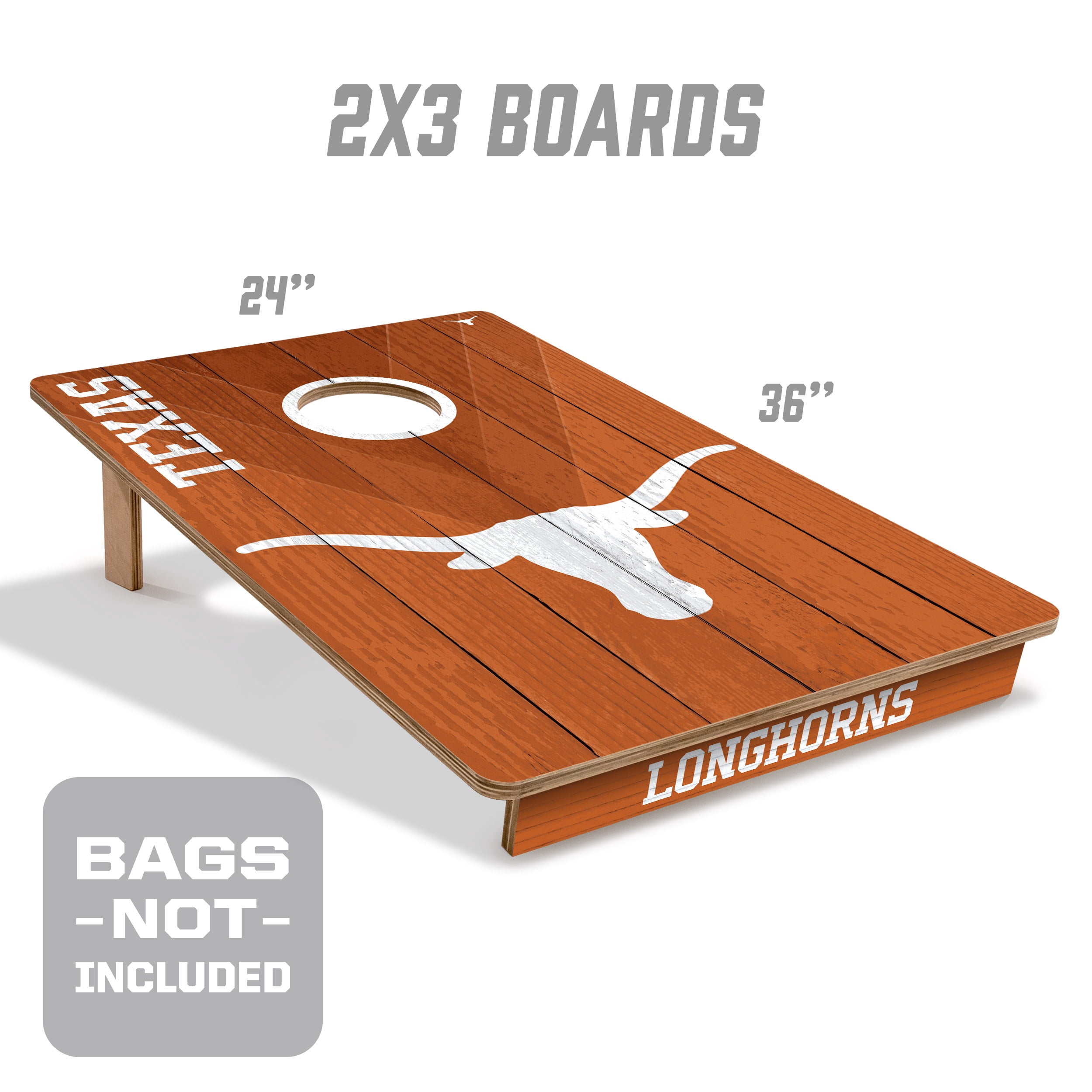 YouTheFan NCAA Texas Longhorns 2' x 3' Cornhole Game No Bags