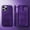 Darkpurple, variant on Phone Case for Apple iPhone 12 Pro Max, Vintage Handmade Fully-Wrapped Synthetic Suede Cover, Compatible with Magsafe Wireless Charging Shockproof Anti-scratch for iPhone 12 Pro Max, Black