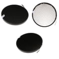 thumbnail image 1 of 3Pcs 60  degree 50  degree 40  degree Malla De Rejilla De De Para El Reflector Estándar De 7 Pulgadas Lámpara Difusora photoflash lamp Flash, 1 of 7