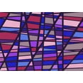 thumbnail image 1 of Ahgly Company Indoor Rectangle Patterned Indigo Purple Area Rugs, 4' x 6', 1 of 6