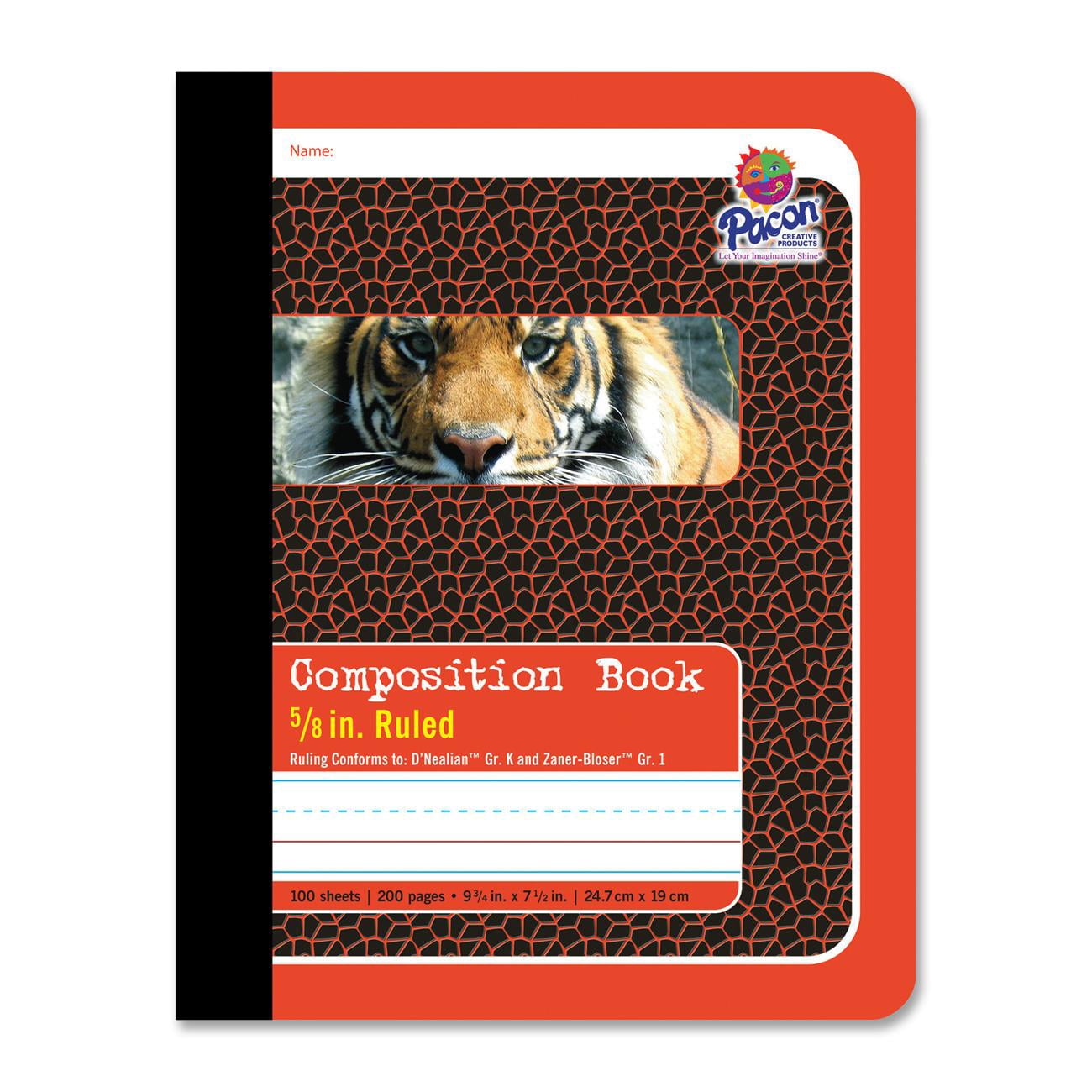 Pacon Primary Composition Book, 9.75" x 7.5", Ruled Short, 200 Pages