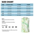 thumbnail image 6 of Fotbe Men's Green And Gold Abstract Marble Print Men's Sleeveless Muscle Tank Tops Casual T-Shirts for Gym Workout Beach-Medium, 6 of 8