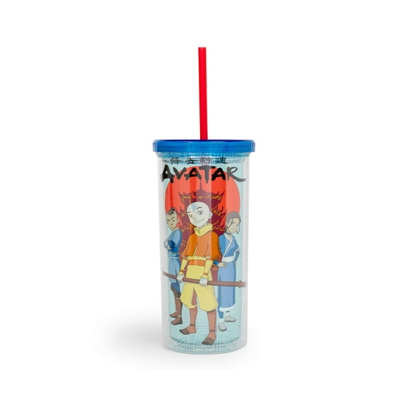 Avatar: The Last Airbender Trio Carnival Cup With Lid And Straw | 20 Ounces