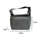 thumbnail image 4 of Bolsa térmica duradera, reutilizable, a prueba de fugas, resistente al agua, para el almuerzo. gris, 4 of 4