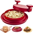 thumbnail image 1 of SEELOK Chicken Shredder Shred Machine Meat Shredder Tool with Handles and Non-Skid Base for Ground Beef Pulled Pork and Chicken 25CM/9.8inch (Red), 1 of 9