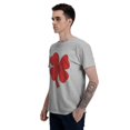 thumbnail image 5 of Red Clover Men's T-Shirt Cotton 100% Summer Tops Fashion Casual Red Clover Short Sleeves for Men Women Round Collar Top Tees, 5 of 6