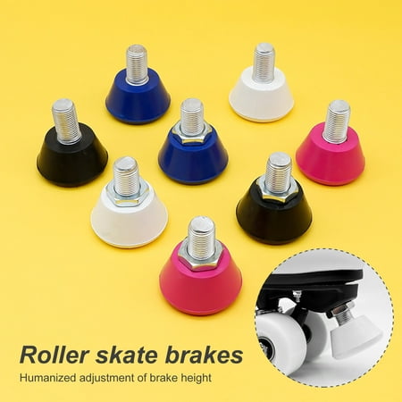 

SunSunrise Rubber Toe Stops Stable Adjustable Wear Resistant Plugs Brake Block Skate Parts