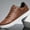 Dark brown, variant on Men's Shoes Leather Casual Shoes for Men Fashion Sneakers Casual Dress Shoes