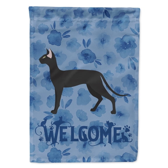 Oriental Shorthair #1 Cat Welcome Flag Canvas House Size