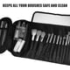 thumbnail image 5 of Bolsas de maquillaje de viaje Unique Bargains 1 Pcs, soporte para brochas de maquillaje, bolsa organizadora de maquillaje portátil, impermeable, negra, 5 of 7