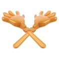 thumbnail image 3 of 2 piezas de aplausos de mano para eventos deportivos, aplausos de plástico para fiestas, aplausos de plástico, herramientas reutilizables para animar, 3 of 7