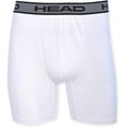 thumbnail image 2 of HEAD Mens Boxer Briefs -Performance White 12-Pack Tagless S-5XL, 2 of 6