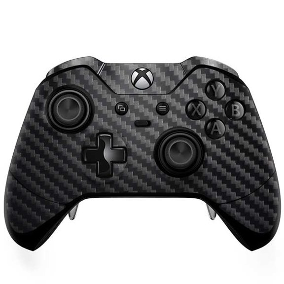 Skinit Black Carbon Fiber Specialty Texture Material Xbox One Elite Controller Skin