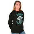 thumbnail image 3 of Work So Hard Dog Live A Better Life Women Plus Size Long Sleeve Graphic Tee Brisco Brands 2X, 3 of 5