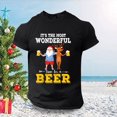 thumbnail image 5 of Wyzesi Patterned T Shirts for Men Male Christmas In July Graphic Plus Size T Shirt Print Solid Color Crew Neck Short Sleeve Top Men T Shirts Short Sleeve Button Down, 5 of 5