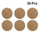thumbnail image 4 of 20 piezas de 5 cm de virutas de madera redondas de haya pulida para manualidades en el hogar., 4 of 7