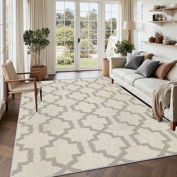 5.3'x7.5' carpet runner for stairs boho carpet checkered area rug large living room area rug traditional area rug