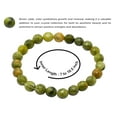 thumbnail image 3 of Green Jade Bracelet for Women - Faceted Beads Bracelet (Stretchable), 3 of 5