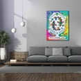 thumbnail image 4 of Epic Graffiti 'Pisces' by Dean Russo, Canvas Wall Art, 40"x54", 4 of 8