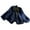 Blue, variant on Mercatoo Faux 𝗙𝘂r PU Leather Jacket for Toddler Girls Windproof Lapel Collar Zipper Outerwear Winter Warm Puffy Coat