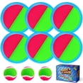thumbnail image 1 of Set para lanzar y atrapar pelotas Ayeboovi Kids con 6 palas y 4 pelotas, 1 of 9