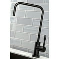 thumbnail image 3 of Kingston Brass KS6190NKL Nustudio Single-Handle Cold Water Filtration Faucet, Matte Black, 3 of 5