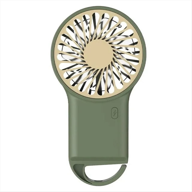 Ventilador de Mano Plegable, Miniventilador Portátil de Escritorio con Carga USB, Ideal para Montañismo, Exteriores, Hogar y Oficina B