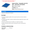 thumbnail image 2 of Cabin Air Filter - Compatible with 2019, 2021 - 2023 Audi e-tron Quattro 2022, 2 of 2