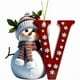 thumbnail image 1 of Adornos navideños de muñeco de nieve | Juego de 26 letras decorativas para una decoración navideña personalizada | Colgantes para interiores para el hogar, la oficina y fiestas, 1 of 1
