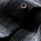 thumbnail image 3 of Ceisia Men's Black & White Plaid Long Sleeve Button-Down Shirt with Chest Pocket Black L Gifts, 3 of 7