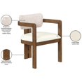 thumbnail image 2 of Bowery Hill Contemporain Beige Cuir Végane et Lin Texturé DC (Ensemble de 2), 2 of 11