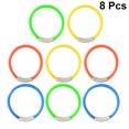 thumbnail image 4 of 8pcs Diving Ring Underwater Swimming Grab Toy Ring Diving Training Accessory for Kid Child Boy Girl (Random Color), 4 of 8