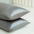 thumbnail image 5 of XEOVHV Satin Pillowcase for Hair and Skin Queen - Silky Pillowcase 20x26 Inches - Set of 2 with Envelope Closure, Similar to Silk Pillow Cases, Gifts for Women Men, 5 of 9