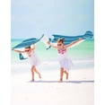 thumbnail image 3 of Turquoise Teal Ombre Beach Towels Oversized Super Absorbent, Farmhouse Modern Abstract Striped Lightweight Bath Towel Quick Dry Sets For Bathroom/Pool/Rv Camping/Beach Play/Gym Room/Picnic 31"x62", 3 of 8
