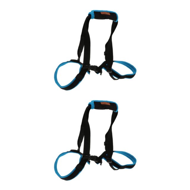 Ruiboury Dog Leg Support Harness Adjustable Mobility Aid Belt for Enhanced Comfort and Stability Blue S 2Set