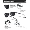 thumbnail image 4 of Gafas de sol BIRCEN polarizadas con protección UV400 para hombre, 4 of 6