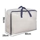 thumbnail image 2 of Bolsa de almacenamiento de colchas portátil, transparente y engrosada, bolsa de mudanza, bolsa de almacenamiento de colchas para ropa de viaje, 2 of 6
