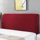 thumbnail image 1 of Nvzi funda protectora elástica desmontable de tela de felpa lavada para cabecero de cama, ideal para la decoración del dormitorio. Funda protectora de 1,5 m de largo (roja)., 1 of 5