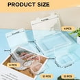 thumbnail image 3 of WuPing 32 Pcs Plastic Boxes, Mixed Sizes, Rectangular, Empty Mini Storage Boxes with Hinged Lid, 3 of 8