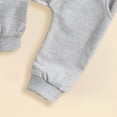 thumbnail image 7 of CAICJ98 Toddler Baby Boy Fall Winter Clothes Mamas Little Boy Outfit Letter Long Sleeve Sweatshirts and Jogger Pants Set (Blue,18-24 Months）, 7 of 7
