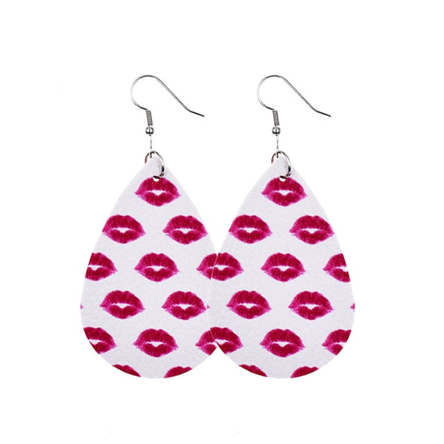 Jusqu'à 65% de Rabais Boucles d'Oreilles Saint-Valentin Coeur Amour Lèvres Rouges Double Face Boucles d'Oreilles Boucles d'Oreilles Collier Boucles d'Oreilles Jewelry sur l'Autorisation