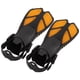 thumbnail image 2 of Aletas De Snorkel, Aletas De Buceo Largas Aletas De Talón Abierto Altamente Flexibles Suaves Ajustables Naranja Para Buceo De Verano Para Natación Para Buzos Cergrey METRO, 2 of 8