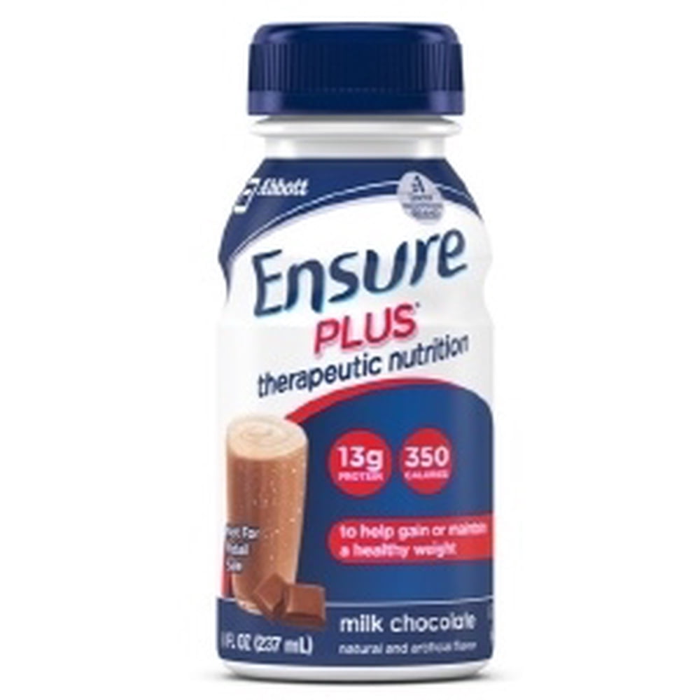 Ensure Plus Chocolate 8 Ounce Bottle Therapeutic Nutrition Abbott batido-plus-nutricional-vainilla-de-ensure-express-shop-miami