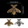 thumbnail image 2 of Sonducket Broche de abeja de estilo Vintage, broche pequeño de miel, Collar bonito, suéter, brocha, aguja, accesorios, bolsa, joyería para Ropa, zapatos y accesorios Miscelánea Plata, 2 of 6