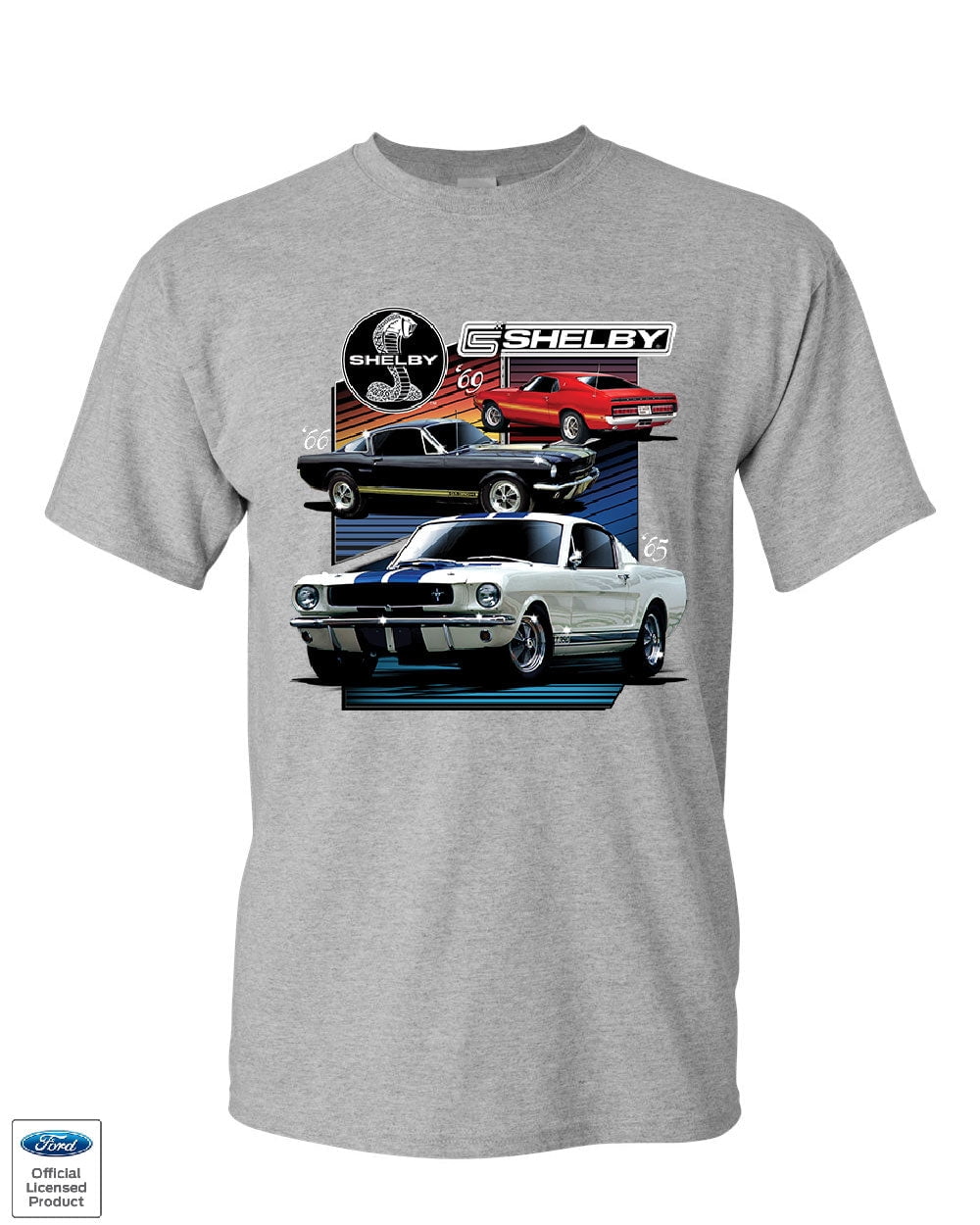 Tee Hunt Ford Mustang Shelby GT350 GT500 T-Shirt American Muscle Cars ...