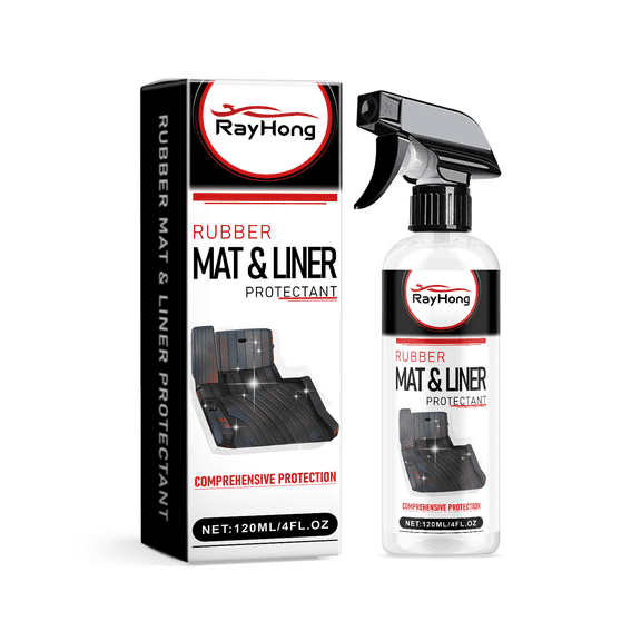 Rayhong Car rubber pad Protector, multi-functional foam cleaner for removing oil from car interior, roof and floor MATS