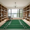 thumbnail image 2 of ODIKA 9'x12' Washable Area Rug Athletic Gridiron Markers Goal Border Doormat Football Field Door Playful for Master Suite, California King, Under Bed, Non-Shedding, Easy Care, 2 of 7