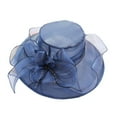Cheers.US Kentcky Derby Hats for Women Organza Church Floppy Hat Tea
