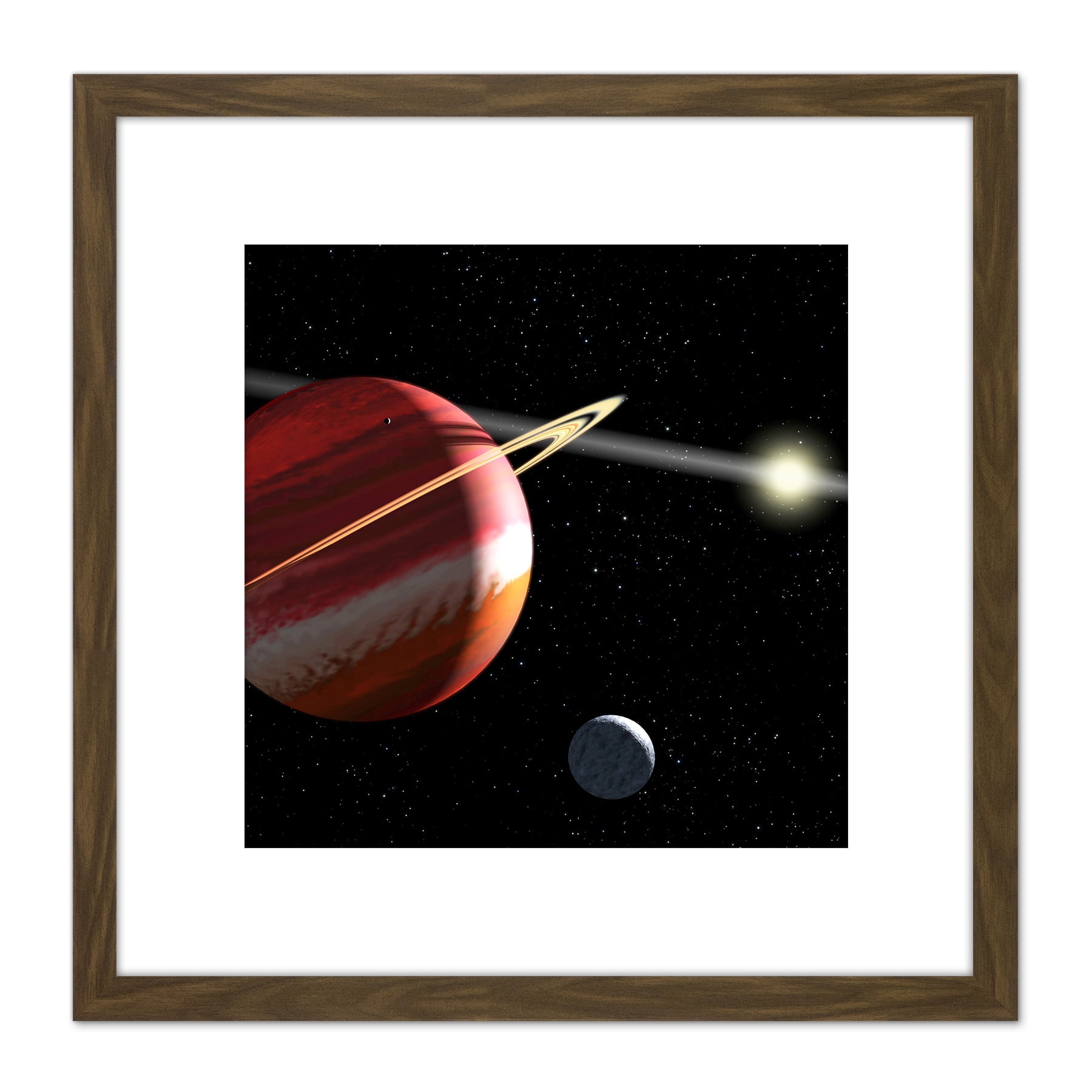 Space NASA Star Epsilon Eridani Planet System Illustration 8X8 Inch ...