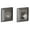 Distressed Antique Nickel, variant on Baldwin 8254190 Square Solid Brass Single Cylinder Keyed Entry Deadbolt From The Estate